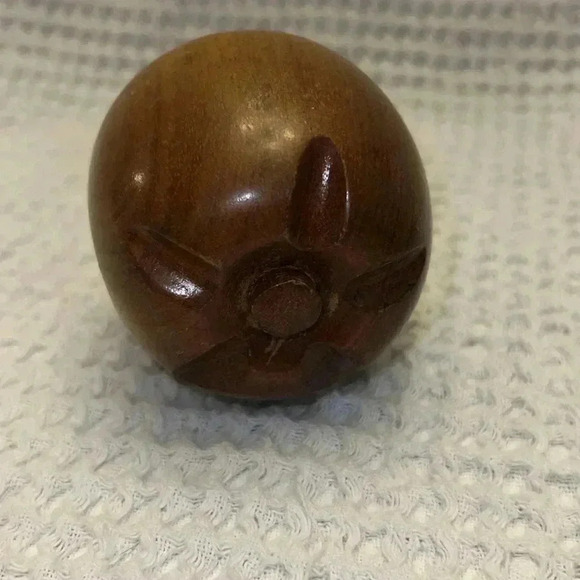 Vintage Mid Century Modern Wood Fruit 5 Piece Set - Picture 8 of 8